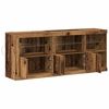 vidaXL Buffet LED Bois ancien 162 x 37 x 67 cm Bois d'ing&eacute;nierie