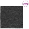 vidaXL Tapis en Caoutchouc Noir Caoutchouc