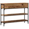 vidaXL Table console Bois ancien 72,5 x 25 x 75 cm Bois d'ing&eacute;nierie