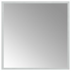vidaXL Miroir de salle de bain LED Transparent 50 x 50 cm verre tremp&eacute;