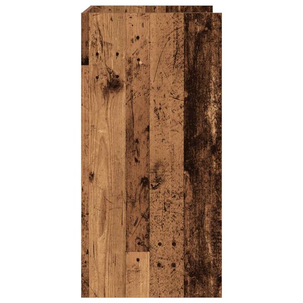 vidaXL Armoire pour machine &agrave; laver Bois ancien 67,5 x 48 x 97 cm