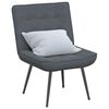 vidaXL Chaise de relaxation gris fonc&eacute; 64x74x84 cm velours