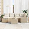 vidaXL Ensemble de Canap&eacute;s avec coussin 6 pcs polyrotin