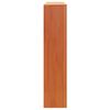 vidaXL Cache-radiateur cire marron 108,5x19x84 cm bois massif de pin