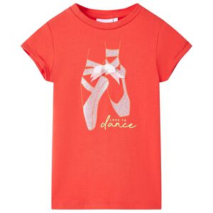 T-shirt pour enfants rouge 140