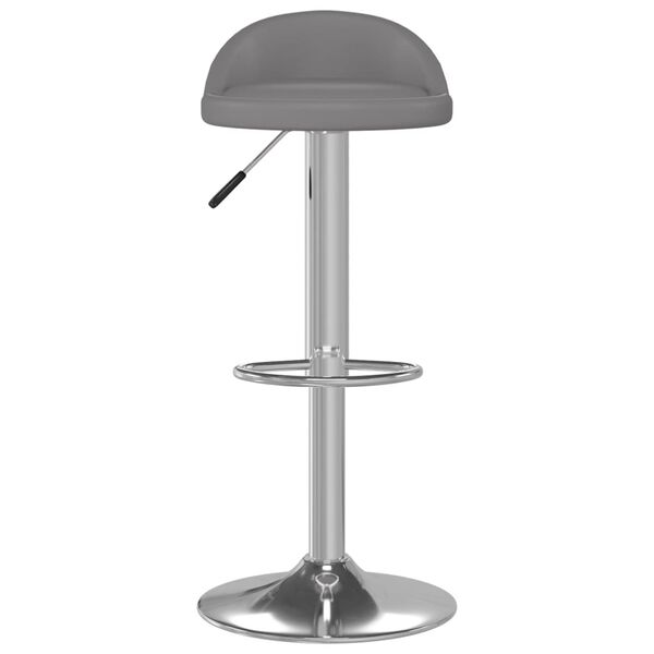 vidaXL Tabouret de bar Gris Similicuir