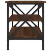 vidaXL Table d'appoint Ch&ecirc;ne marron 55x38x45 cm Bois d'ing&eacute;nierie