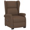 vidaXL Fauteuil Marron Tissu