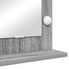 vidaXL Miroir de vanit&eacute; Rectangulaire Gris Sonoma 60 x 55 x 18 cm