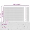 vidaXL Cl&ocirc;ture avec poteau Gris 1,2 x 50 m Acier et PVC