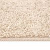 vidaXL Tapis Shaggy Anti-d&eacute;rapant Cr&egrave;me 120 x 120 cm PP