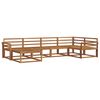 vidaXL Ensemble de canap&eacute;s d'ext&eacute;rieur 6 pcs Naturel
