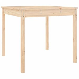 vidaXL Table de jardin 82,5x82,5x76 cm bois massif de pin