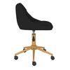 vidaXL Chaises pivotantes &agrave; manger lot de 6 noir velours