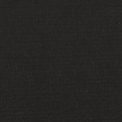 vidaXL Repose-pied Noir 60x60x36 cm Tissu et similicuir