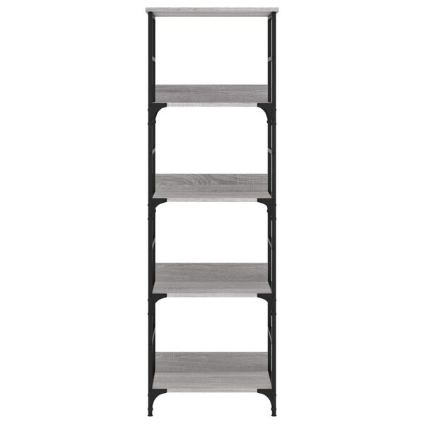 vidaXL Biblioth&egrave;que sonoma gris 50x33x153 cm bois d'ing&eacute;nierie