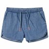 Short pour enfants bleu denim 104