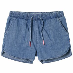 vidaXL Short pour enfants bleu denim 104