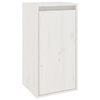 vidaXL Meubles TV 2 pcs Blanc Bois massif de pin