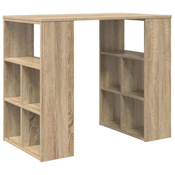 vidaXL Bureau Chêne sonoma 90 x 50 x 75 cm Bois d'ingénierie