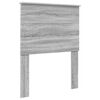 vidaXL Cadre de lit avec t&ecirc;te de lit Sonoma Gris et Argent 70 x 190 cm