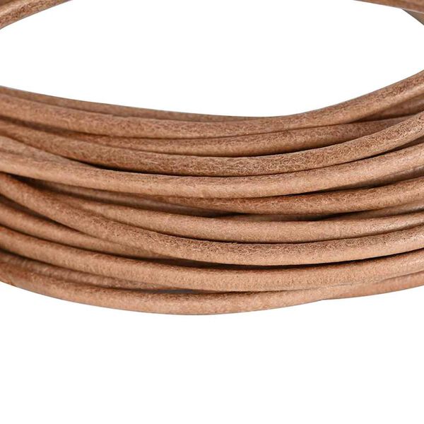 vidaXL Corde en Cuir Marron &Oslash;3 mm x 5 m Cuir