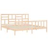 vidaXL Cadre de lit sans matelas 200x200 cm bois massif de pin
