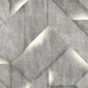 DUTCH WALLCOVERINGS Papier peint Onyx Gris fonc&eacute;