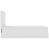 vidaXL Lit ottoman avec matelas blanc 80x200 cm similicuir