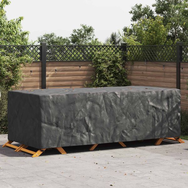 vidaXL Housse pour meubles Uni Noir 300 x 140 x 90 cm 210D