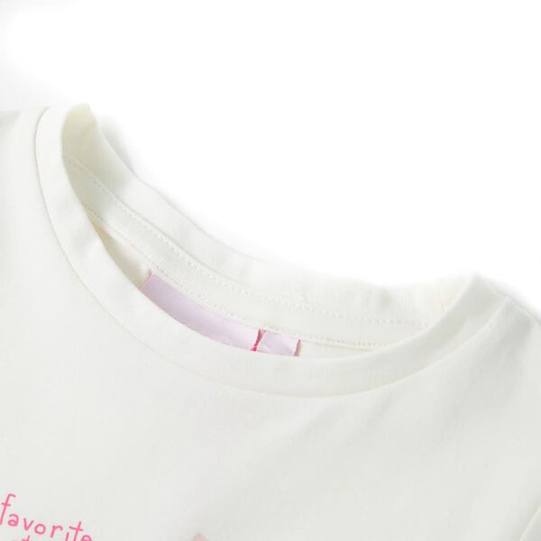T-shirt pour enfants &eacute;cru 104