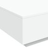 vidaXL Table basse blanc 80x80x31 cm bois d'ing&eacute;nierie