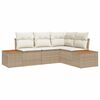 vidaXL Ensemble de canap&eacute; de jardin 4 pc 4-Nombre de places
