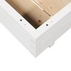 vidaXL Jardini&egrave;re blanc 90x90x26,5 cm bois de pin massif