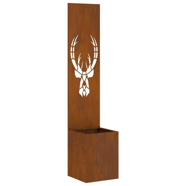 vidaXL &Eacute;cran de confidentialit&eacute; de jardin Rouill&eacute; 32 x 140 cm