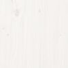 vidaXL Support pour bois de chauffage Blanc 108x64,5x78 cm Bois de pin