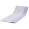 vidaXL Surmatelas Blanc 70 x 200 cm Tissu Jacquard