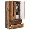vidaXL Cabinet de salle de bain Bois Ancien 79,5 x 49 x 156 cm