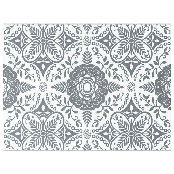 vidaXL Tapis d'ext&eacute;rieur ARAKIL Gris clair 300 x 400 cm PP