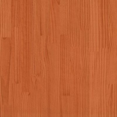 vidaXL Table basse cire marron 110x50x33,5 cm bois massif de pin