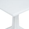 vidaXL Ensemble de bistro 3 pcs Plastique rotin Blanc