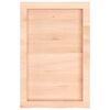 vidaXL &Eacute;tag&egrave;re murale 40x60x(2-6) cm bois de ch&ecirc;ne massif non trait&eacute;