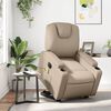 vidaXL Fauteuil inclinable de massage &eacute;lectrique cappuccino similicuir