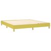 vidaXL Sommier &agrave; lattes de lit avec matelas LED Vert 180x200 cm Tissu