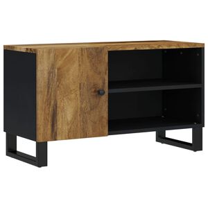 vidaXL Meuble TV 80x33x46 cm bois de manguier et d'ing&eacute;nierie