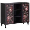 vidaXL Armoires de rangement avec porte Multicolore 90 x 33,5 x 75 cm