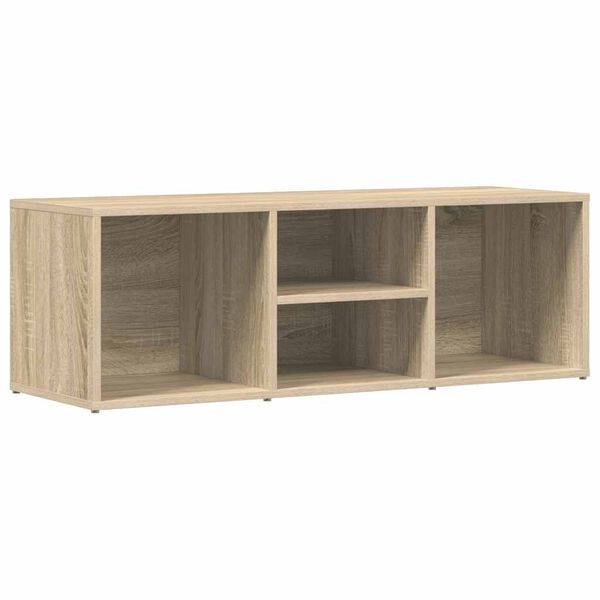 vidaXL Banc de rangement &agrave; chaussures Ch&ecirc;ne sonoma Bois d&rsquo;ing&eacute;nierie
