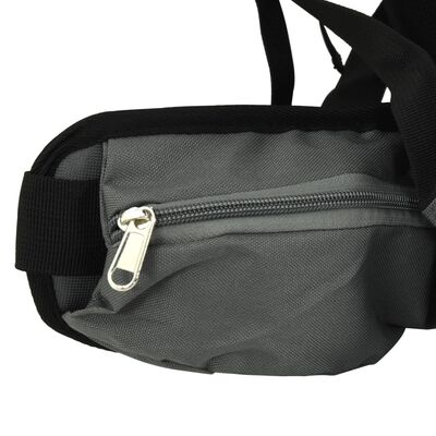 vidaXL Sac à dos de randonnée gris 60 L tissu oxford