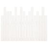 vidaXL T&ecirc;te de lit murale Blanc 108x3x80 cm Bois massif de pin