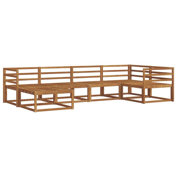 vidaXL Ensemble de canap&eacute;s d'ext&eacute;rieur 6 pcs Naturel